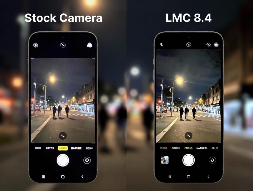 LMC 8.4 Better Than Your Stock Camera App 2 LMC 8.4 camera app interface preview