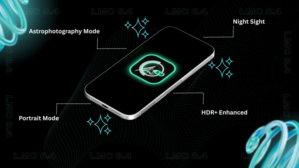 Camera Features in LMC 8.4 R8 APK