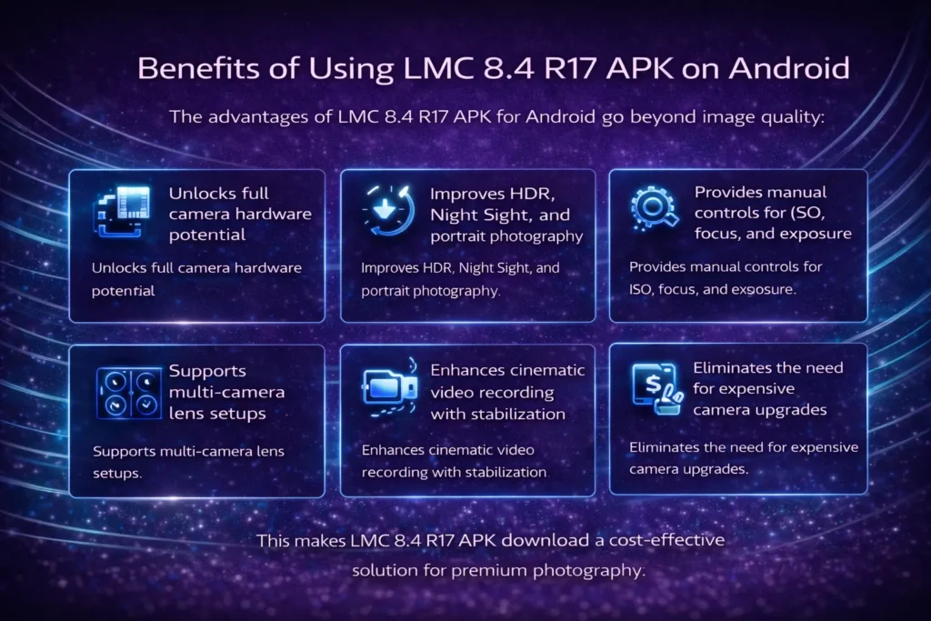 benefits of LMC 8.4 R17