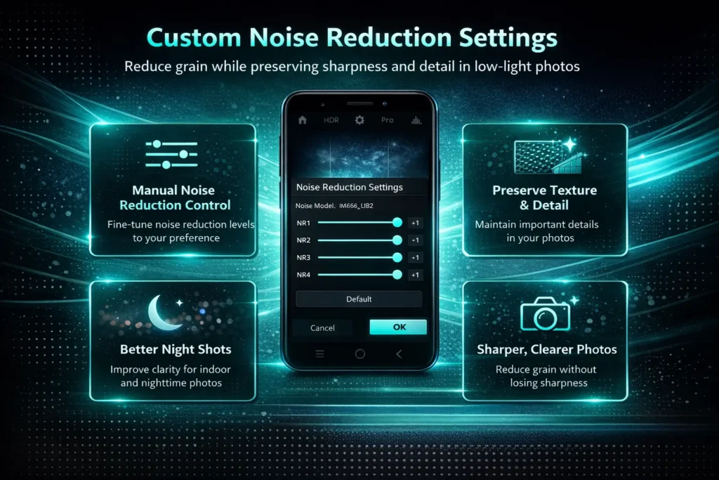 Custom Noise Reduction Settings