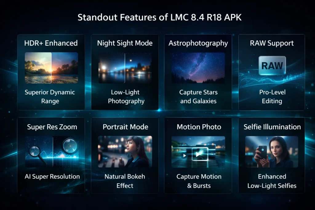 Features of LMC 8.4 R18 APK