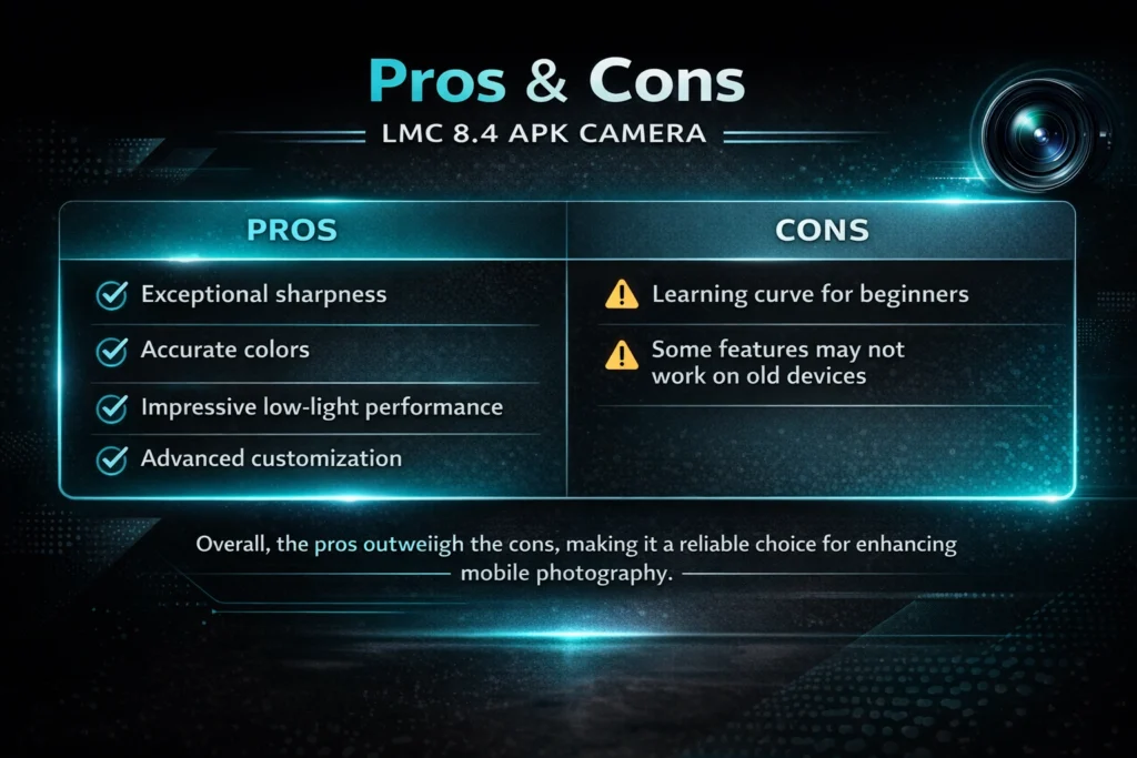 LMC 8.4 Pros Cons