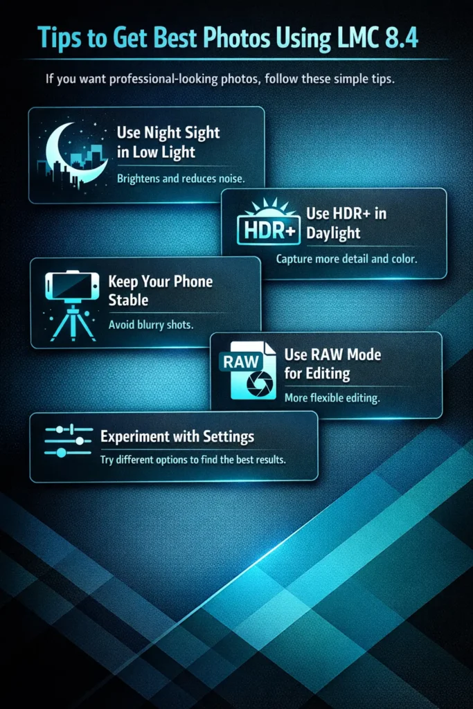 How to Download LMC 8.4 for Samsung Phones (Complete Guide) 4 Tips for the perfect photo shot
