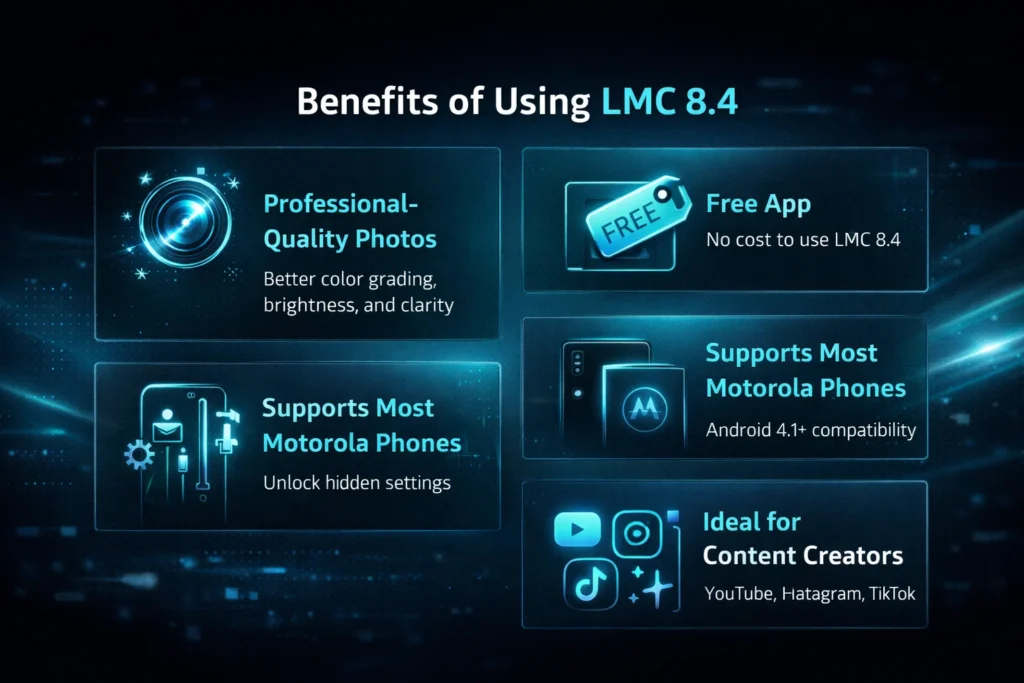 Benefits of LMC 8.4 APK