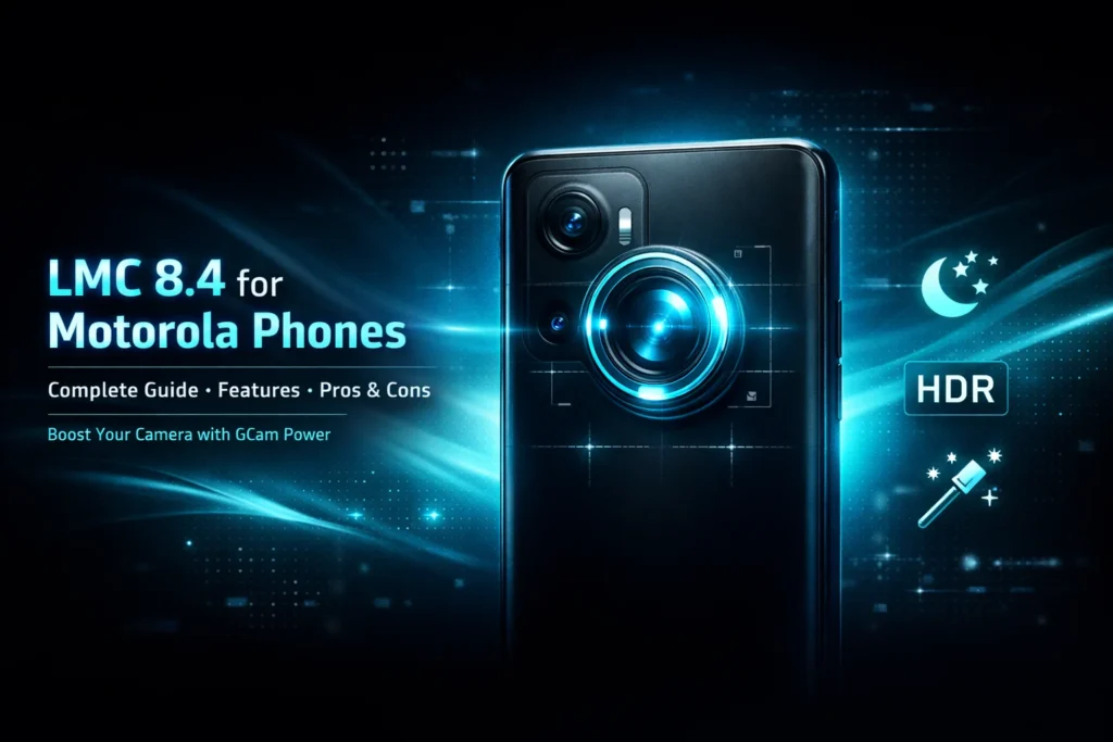 LMC 8.4 camera upgrades for Motorola